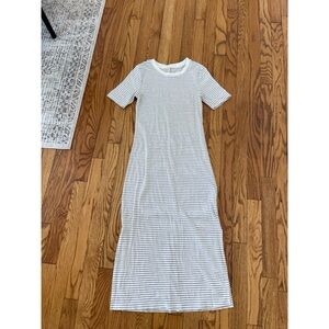 A NEW DAY Black & White Striped Maxi Dress
Size XS